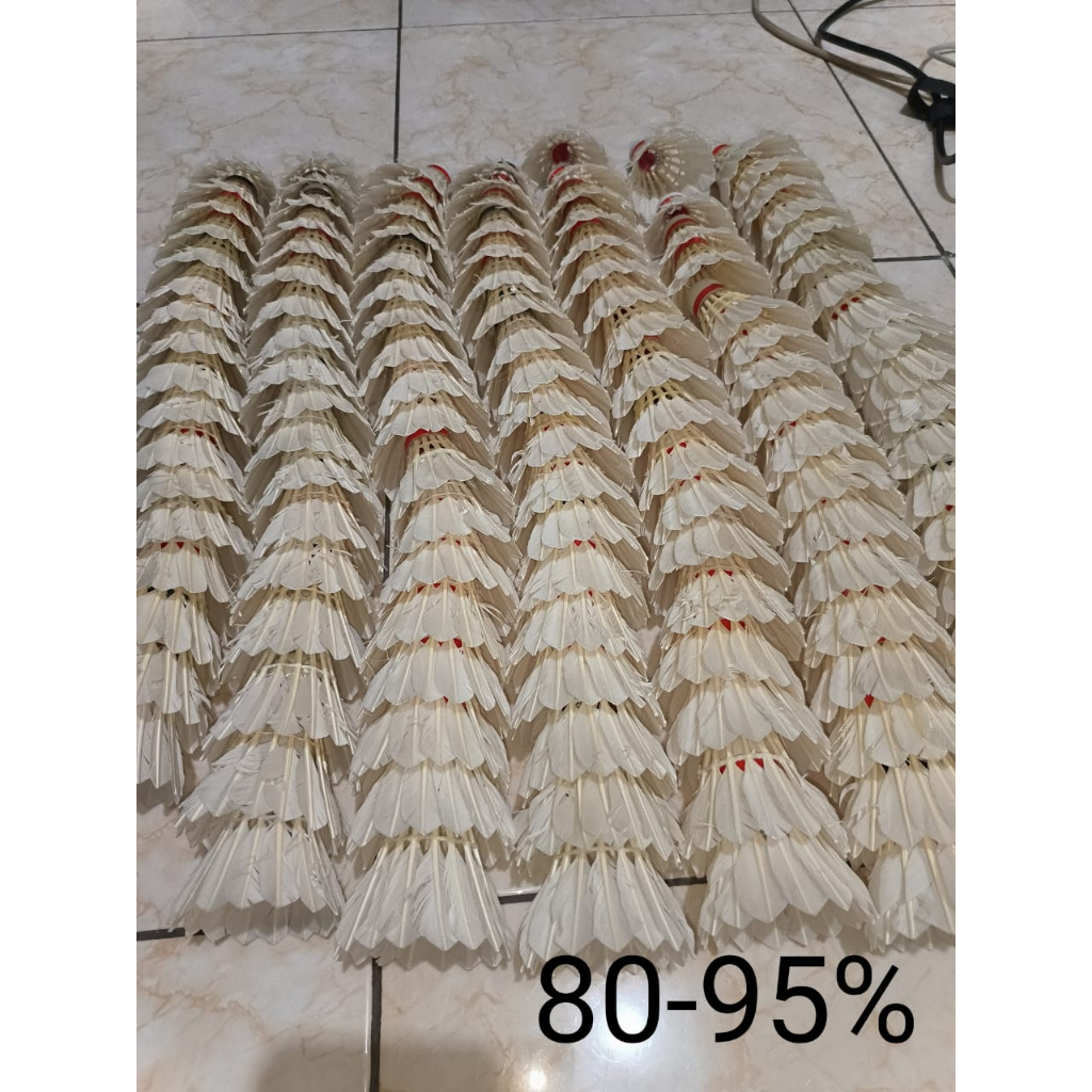 Shuttlecock Bekas Bola Badminton Kok Bekas Kondisi 80-95%