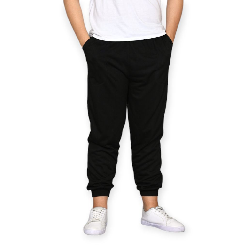 Celana Panjang Jogger Training Olahraga Pria Jumbo Bahan Fleece