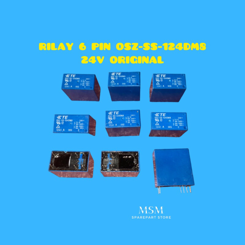 RILAY 6 PIN OSZ-SS-124DM8 24V ORIGINAL