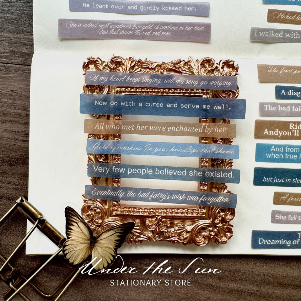 

Washi Sticker Fairytale Quotes 30 pcs