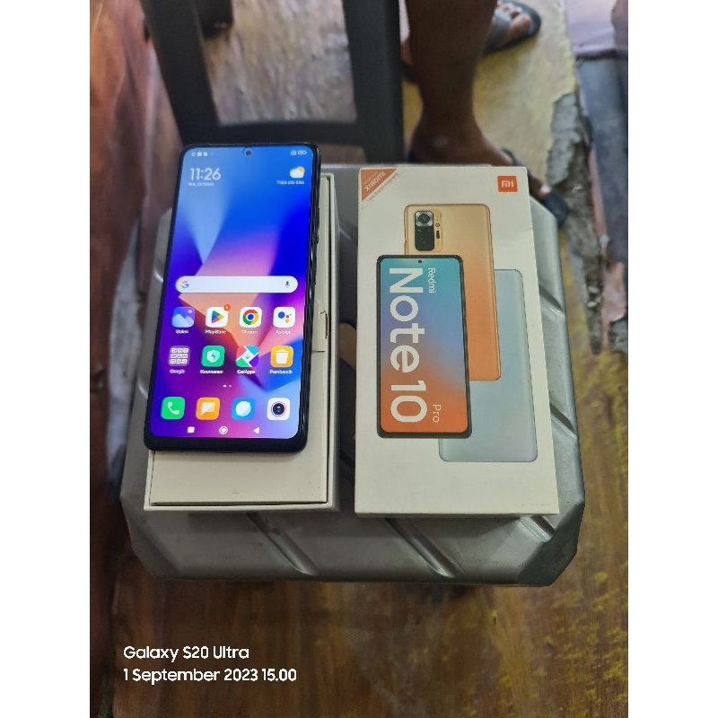 (SECOND) Redmi Not 10 Pro ram 8/128 Fullset Segel