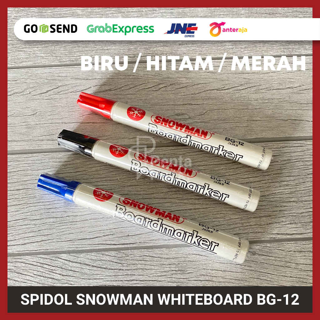 

Spidol White Board Snowman BG-12 / BG12 Papan Tulis Whiteboard