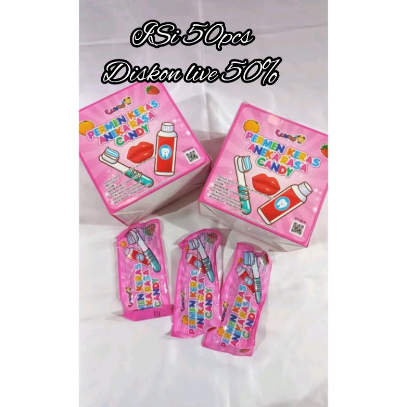 

ISI 30PCS PERMEN BENTUK SIKAT GIGI/PERMEN LUCU