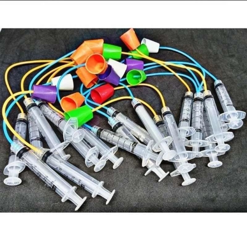 MAINAN SUNTIKAN SELANG AIR 3ML/MAINAN ANAK SUNTIK ISI 10PCS