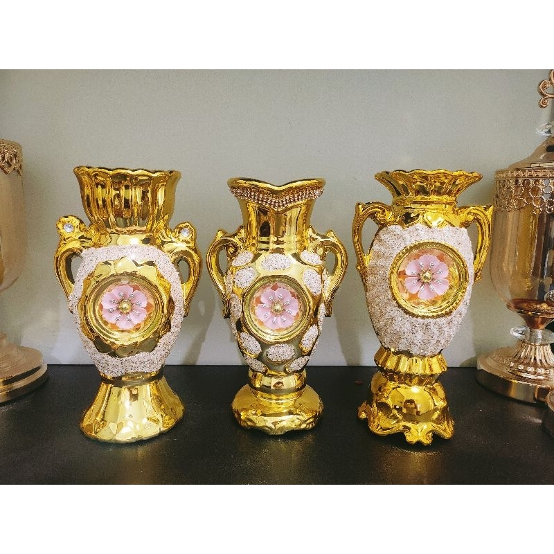 vas keramik set 3/vas keramik sultan set 3pc