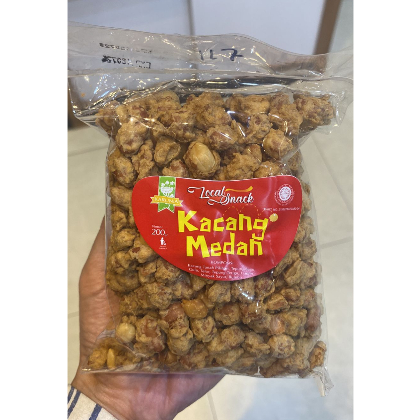 

Kacang Medan Kacang Atom Kacang Sukro Kacang Bandung Karunia 200 gr Local Snack Halal