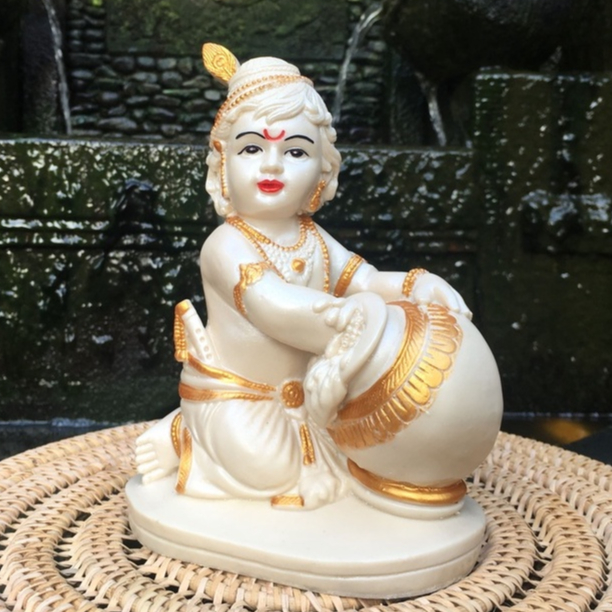 Patung Baby Krishna/Patung Krishna/Patung Krisna/Dewa Krishna/Patung Dewa Krisna/Khrisna mini/ Khris