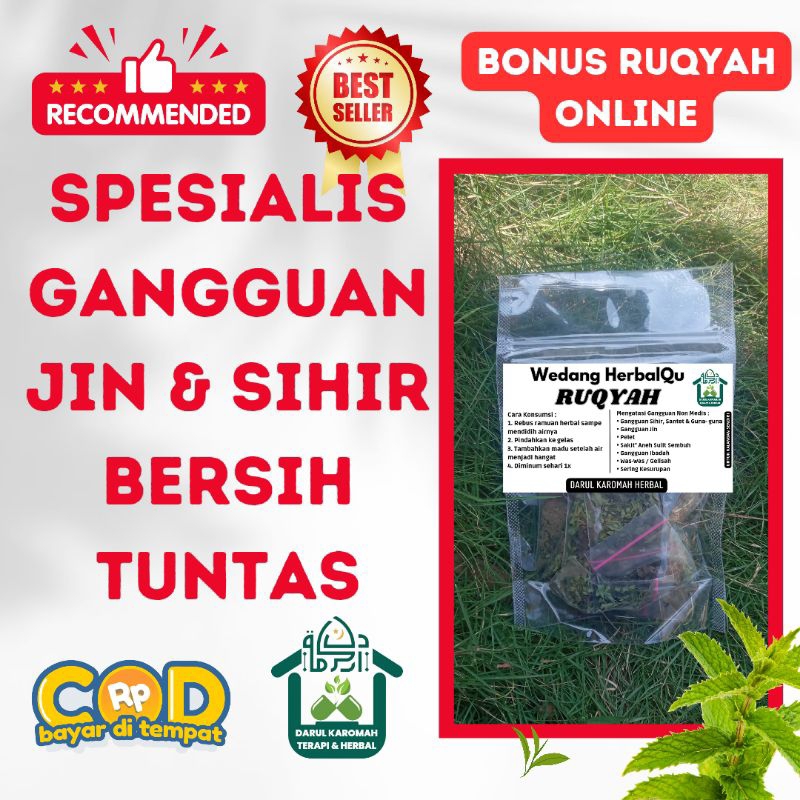 

WEDANG RUQYAH Spesialis Gangguan Jin Sihir Ain + Bonus Ruqyah Online