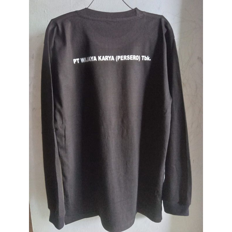 T-SHIRT KAOS LENGAN PANJANG BUMN PT WIJAYA KARYA PERSERO
