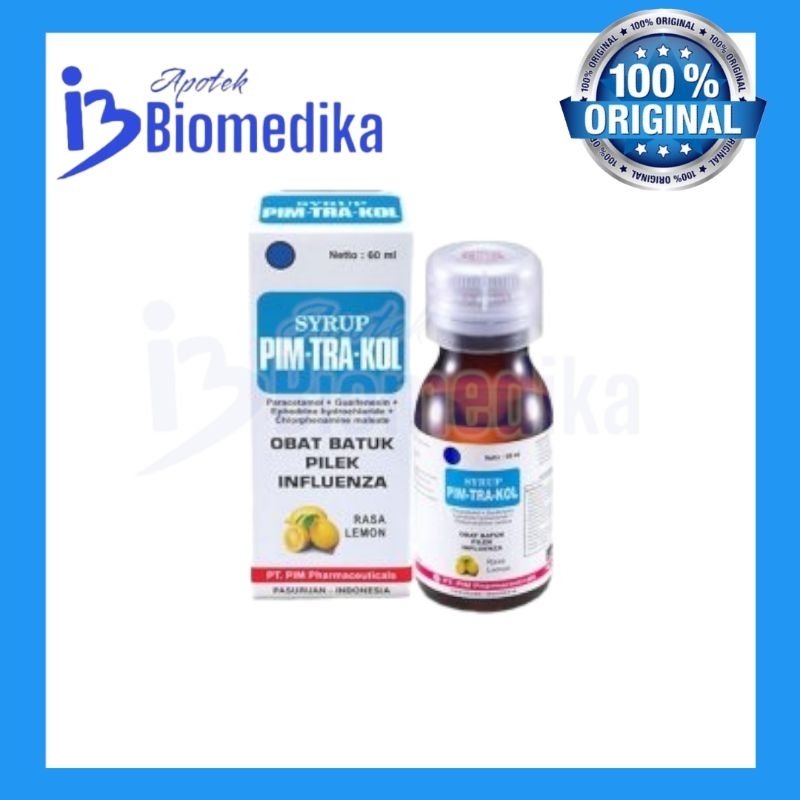 PIMTRAKOL LEMON 60ML obat batuk pilek