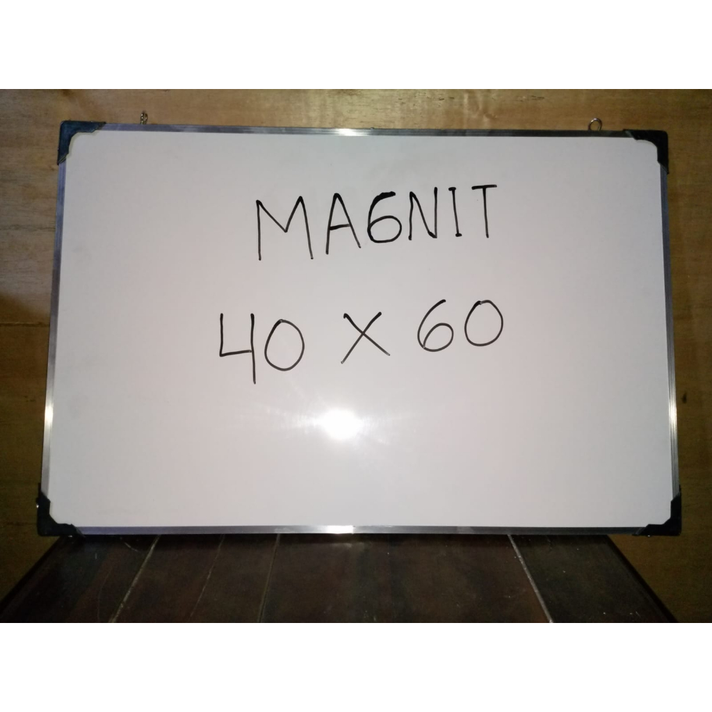 

Papan Tulis Whiteboard Magnet Ukuran 40 x 60