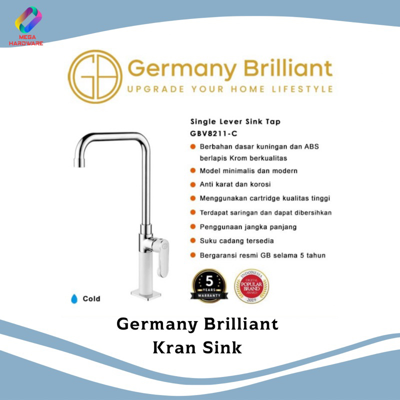 Kran Sink Germany Brilliant GBV8211-C