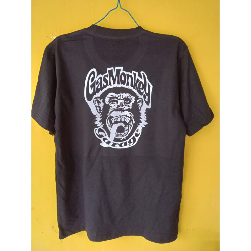 T-SHIRT KAOS GAS MONKEY GARAGE BLK