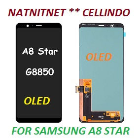 LCD TOUCHSCREN SAMSUNG A8 STAR BLACK OLED SUPER