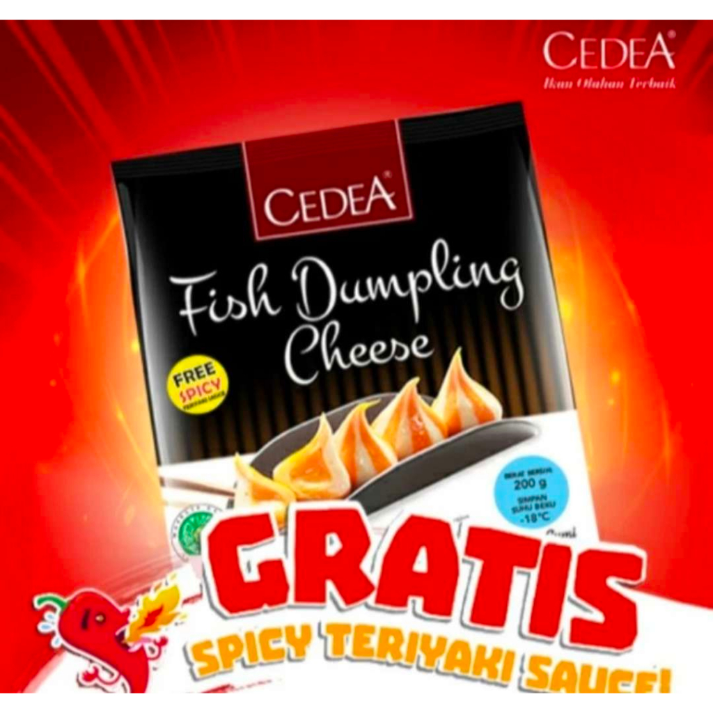 

CEDEA Fish Dumpling Cheese Free Spicy Teriyaki Sauce | 200 gr