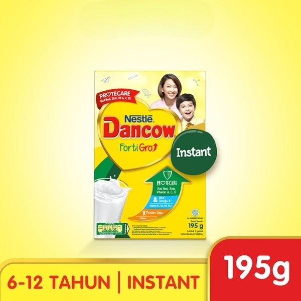 

[195 Gram] DANCOW Fortigro Susu Bubuk Susu Anak Instant 195 gr