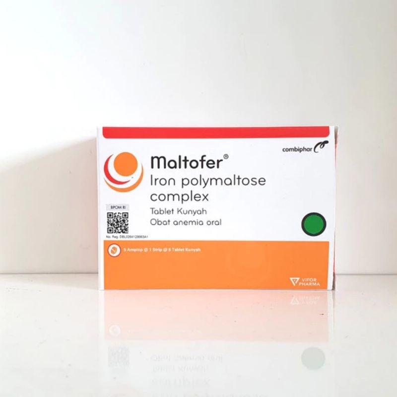 Maltofer tablet kunyah kekurangan zat besi 1 strip