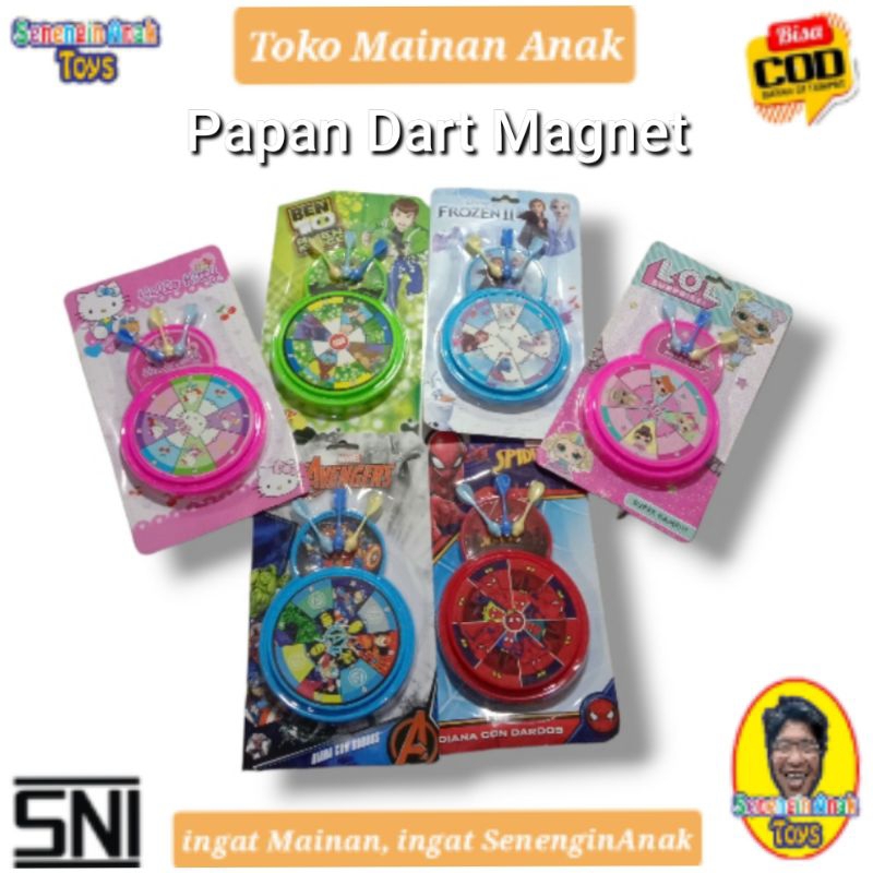 Mainan papan dart magnet anak