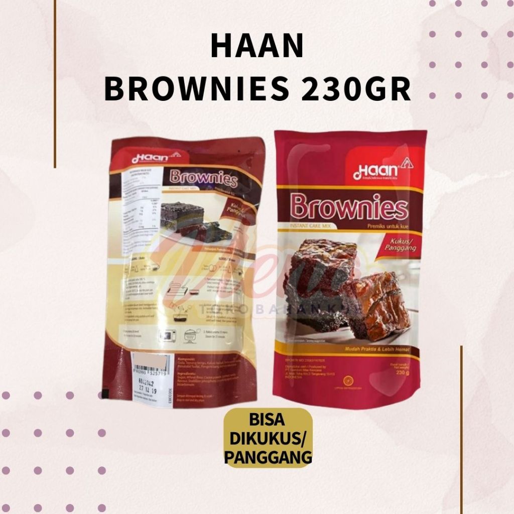 

Haan Brownies 230gr