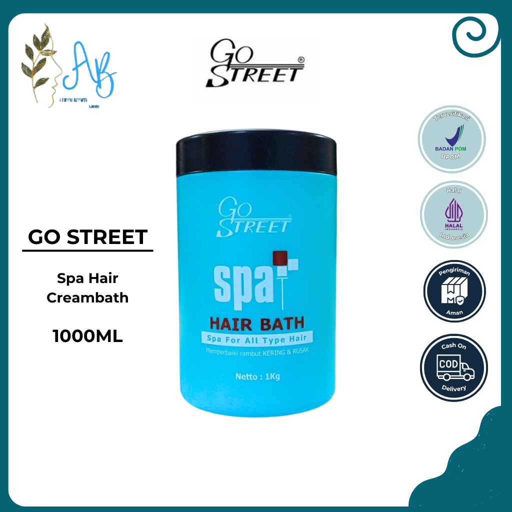 ABS - GO STREET Spa Hair Creambath 1000ml Rambut Kering/Rusak/Kusam