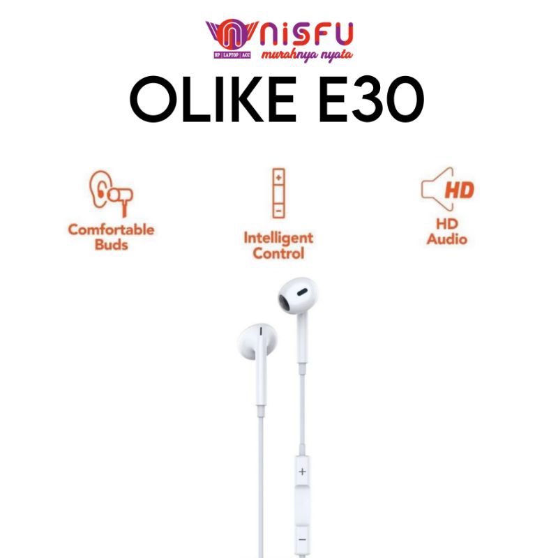 HEADSET OLIKE E30 SOUND CLEAR SOUND.