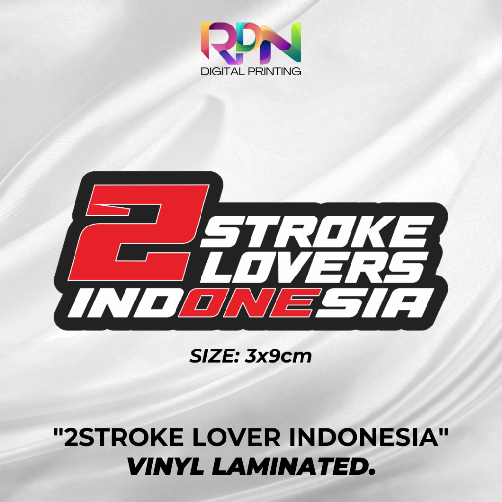 

STIKER/STICKER PRINTING PRINCUTT 2STROKE INDONESIA 2TAK