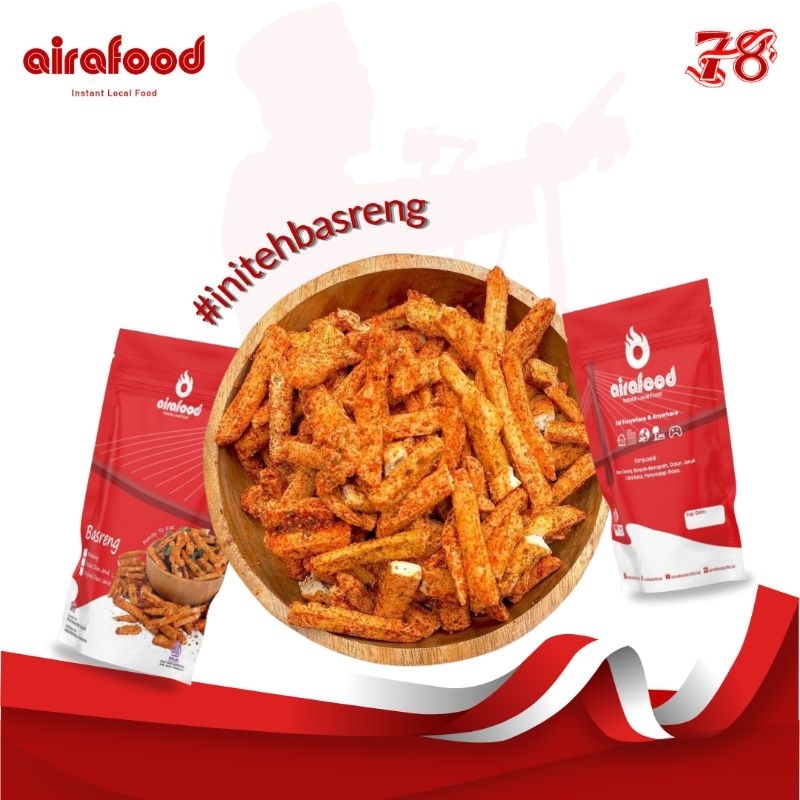

Airafood Basreng Pedas Daun Jeruk