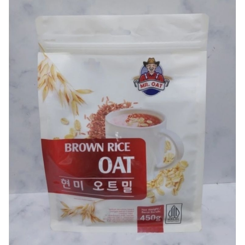 

Mr. Oat Brown Rice Oat | Berat Bersih 450gr