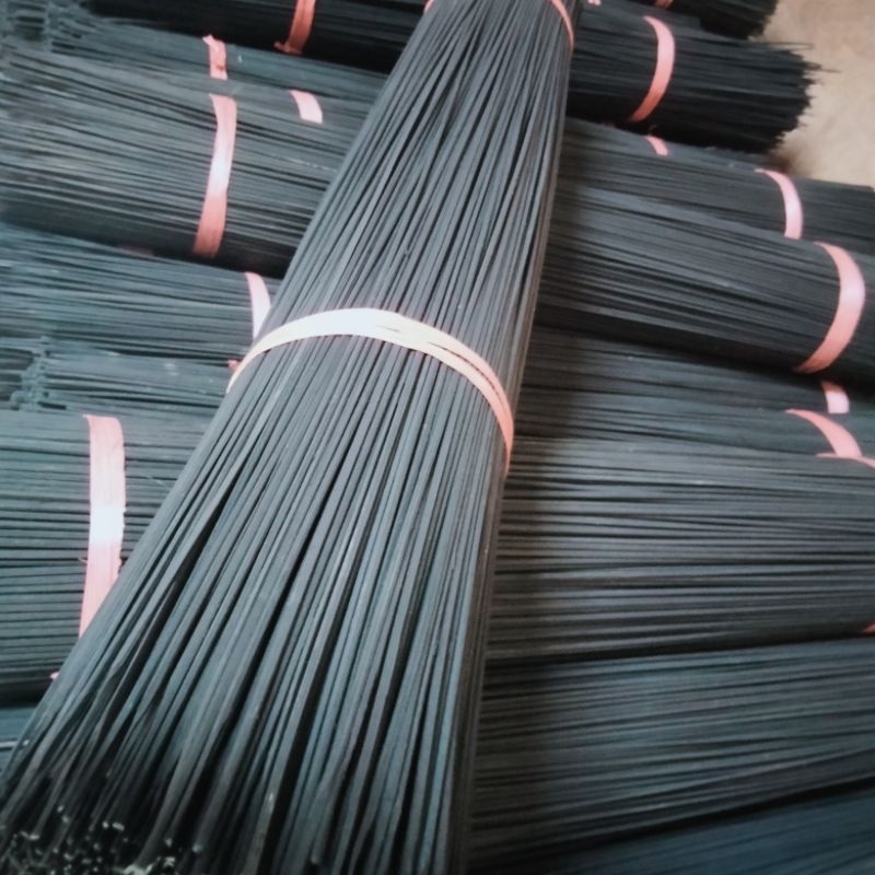 Ruji hitam sangkar burung 1.5mm panjang 55cm 1ikat isi 1000 bahan bambu