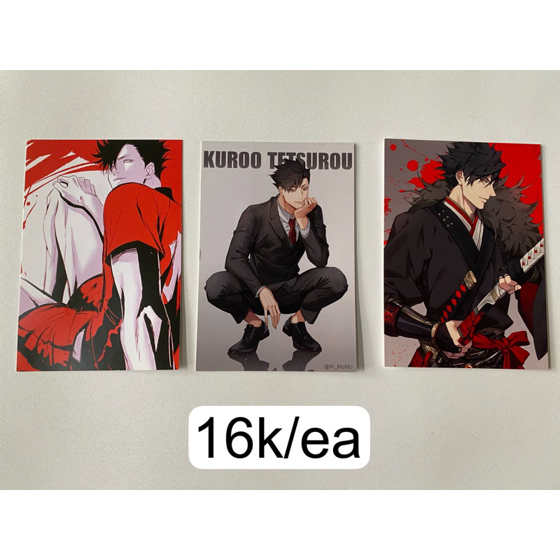 (READY STOCK) Postcard Haikyuu - Kuroo Tetsurou