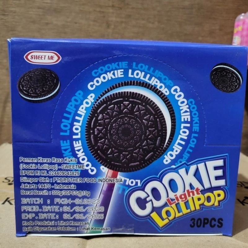 

permen cookies light lollipop isi 30 pieces
