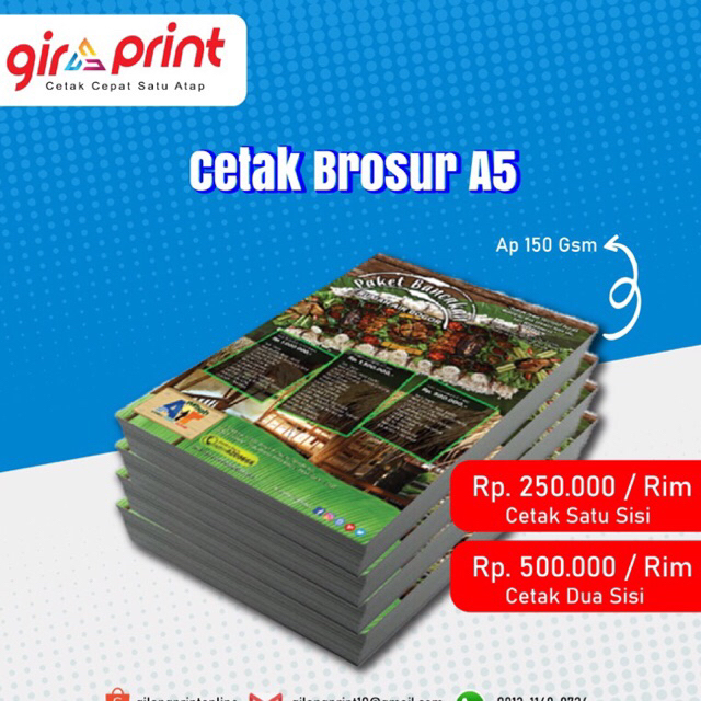 

CETAK BROSUR /FLAYER MEDIA PROMOSI DLL.