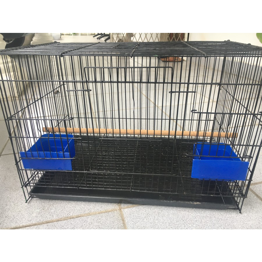 sangkar umbaran kandang lipat kotak besi