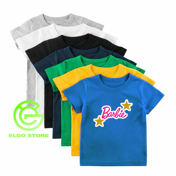 ELGO_STORE | TERBARU Kaos Barbie / Kaos Barbie / Kaos Barbie Anak / Kaos Barbie Anak Perempuan / Kao