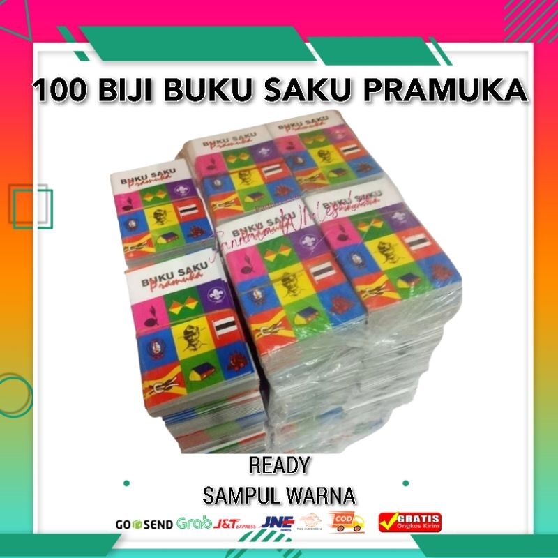 

100 BIJI BUKU SAKU PRAMUKA SAMPUL WARNA | BUKU SAKU PRAMUKA WARNA WARNI
