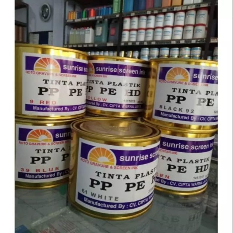 

Tinta Plastik 9 Red 500 Gr