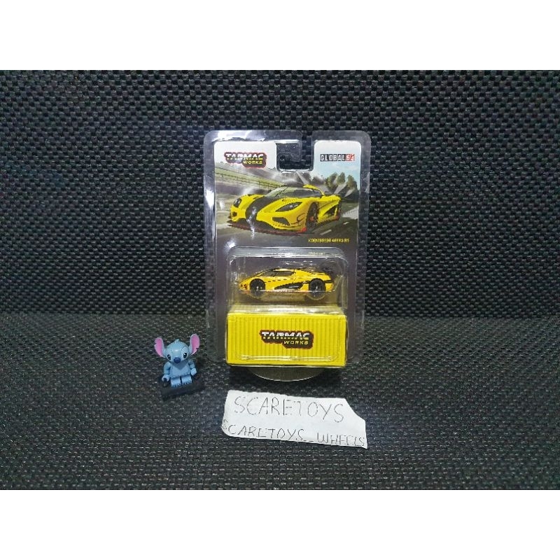 tarmac Works Global 64 koenigsegg agera rs r yellow kuning