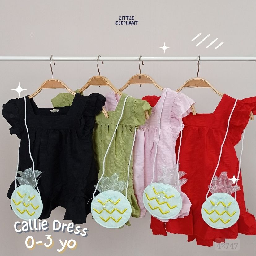 Dress | Bonita Dress | Callie Dress | 0-3 Tahun | Dress Anak Perempuan