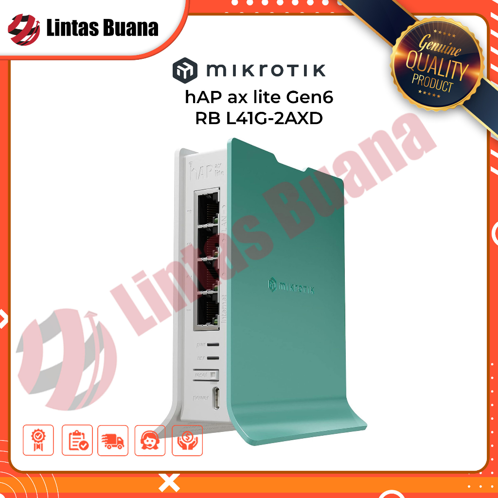 Mikrotik RB L41G-2AXD hAP AX Lite Wifi 6