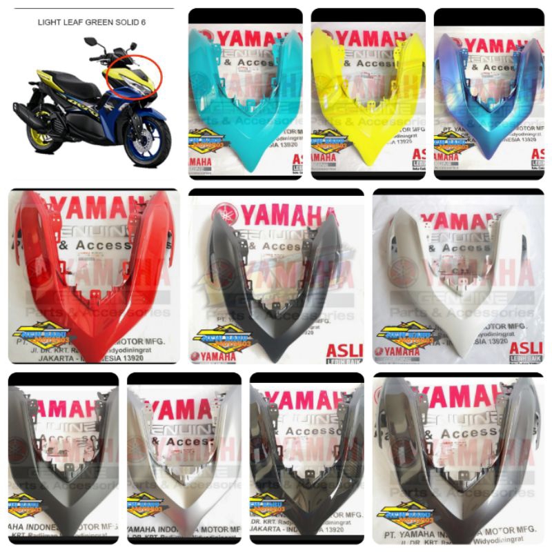 Cover Front Dasi Besar Aerox New Aerox 155 Connected Original YGP BBP