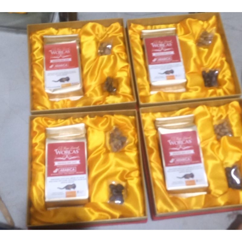 

Kopi Luwak Murni Arabica 猫屎咖啡 isi 100 gr Large Box