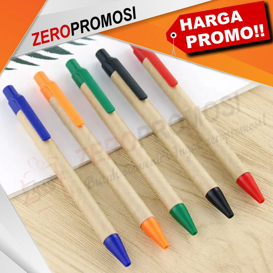 

Pen Kertas | Pen promosi dengan body berbahan kertas cocom