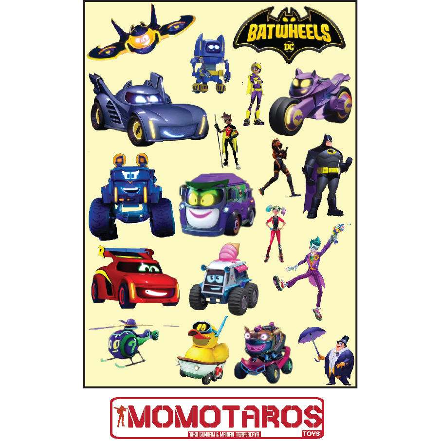 

Sticker murah anti air Batwheels 1 pc