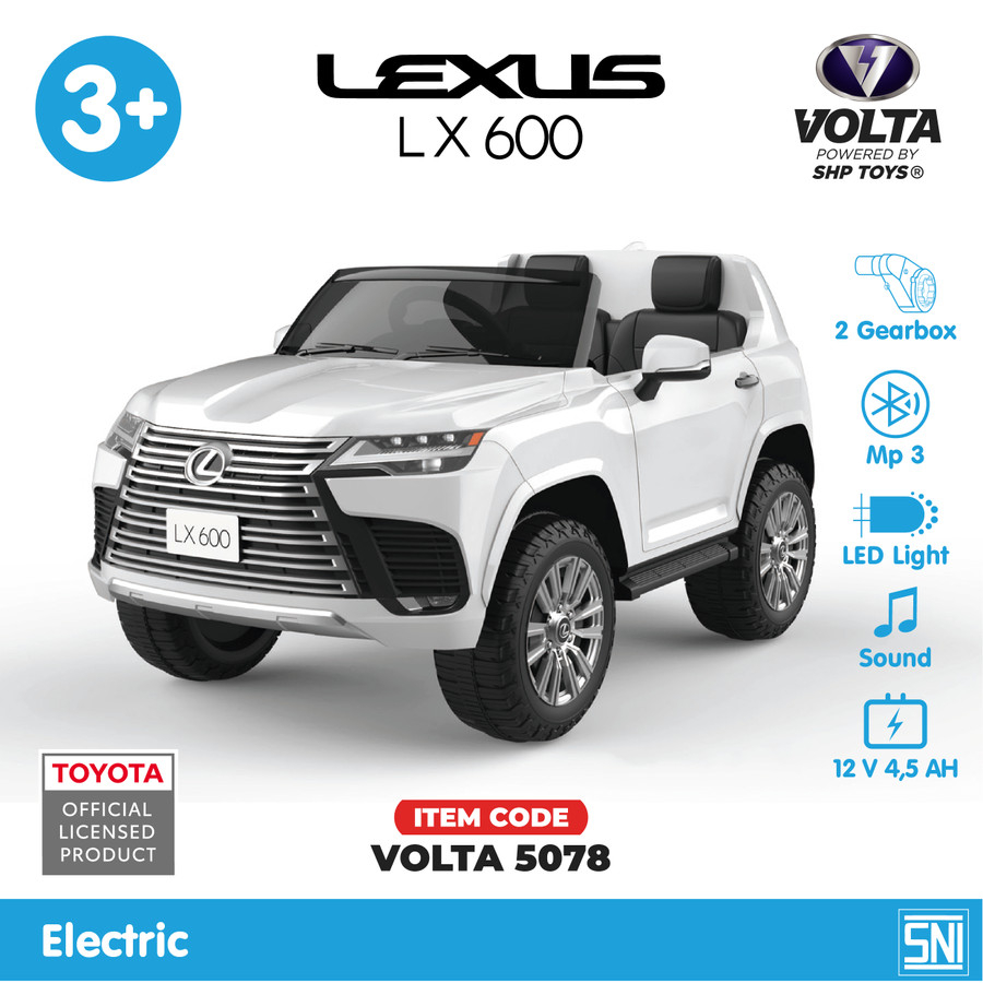 MAINAN MOBIL AKI ANAK Volta 5078 Lexus LX 600 - LISENSI LEXUS
