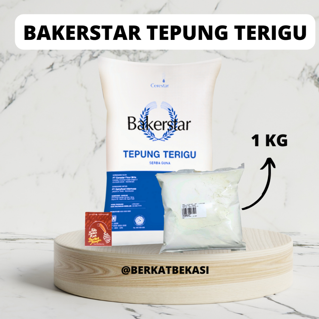 

BAKERSTAR BIRU WHEAT FLOUR 1 KG