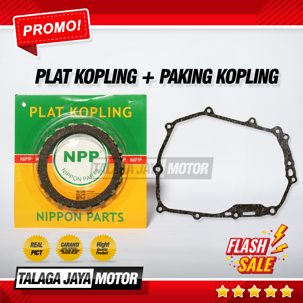 KAMPAS KOPLING SUPRA X125 Plat kopling karisma Original NPP