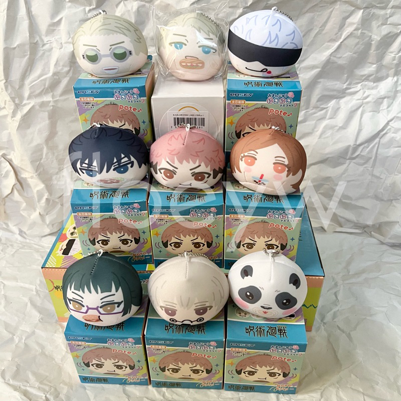 Jujutsu Kaisen Omanjuu Mascot 2: Yuuji, Megumi, Nobara, Maki, Inumaki, dan Panda