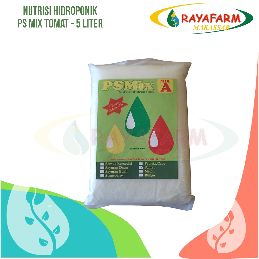 Nutrisi Hidroponik PSMix Tomat 5 Liter
