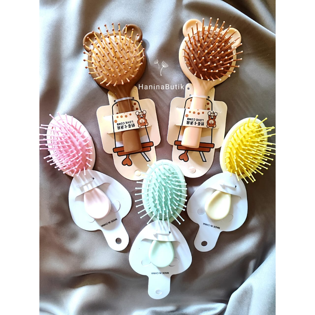 SISIR LUCU AESTHETIC PREMIUM KOREAN STYLE | SISIR RAMBUT LUCU KOREA | WET BRUSH | SISIR BLOW | SISIR