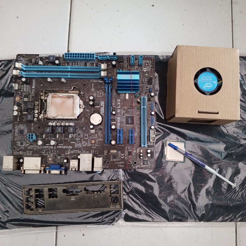 Paketan Motherboard  Asus h61 socket 1155 ddr3 Processor Intel Core i5-3470 @3,2 GHz 1155 Ivy Bridge